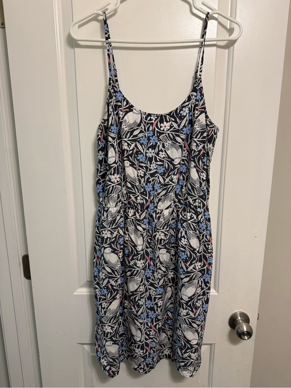 Old Navy Floral Bird-Print Spaghetti Strap Cami Dress